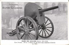 Museo de Militaria de la POSTAL de la VENDIMIA de la pieza de Invalids de 57