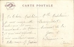 VINTAGE POSTCARD the Of the Ardennes Woman Folklore