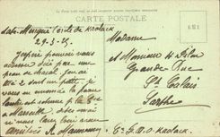 VINTAGE POSTCARD Africa Occidentale Goes In a Village