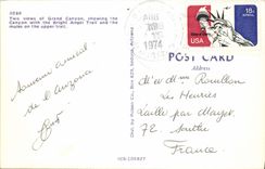 MODERN CARD Large Canyon Arizona Horse