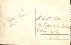 VINTAGE POSTCARD Monte Carlo Gardens And the Casino