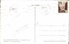 MODERN CARD Lyautey Port the District Of the Market And I' Avenue Foch