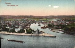 VINTAGE POSTCARD Coblenz Das Deutsche Eck