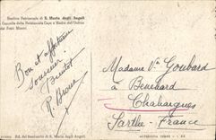 VINTAGE POSTCARD In Questa S Cappella Ho Pregato Per You