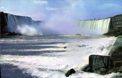MODERN CARD Horseshoe Falls Niagara Falls