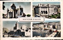 CPM Souvenir D'Alger
