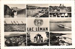 MODERN CARD Some Sights Of the Lake Leman