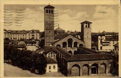 VINTAGE POSTCARD Milano Basilica di S Ambrogio