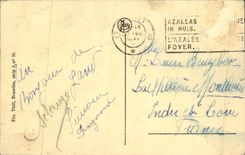 Raza de Gante de la POSTAL de la VENDIMIA el campanario de una iglesia y el mercado con los paños