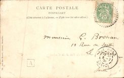 VINTAGE POSTCARD Brussels Entree Of the Wood Of Cambers Hippisme Horse