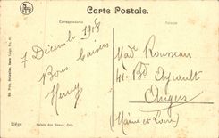 Paladar de Lieja de la POSTAL de la VENDIMIA de artes hermosos