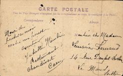 VINTAGE POSTCARD Fantasy Boat Boat