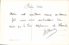 CPA Fantaisie Homme Fer a cheval