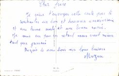 CPM Fantaisie Fleurs Papillon 