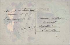 CPA Fantaisie Fleurs Cloche