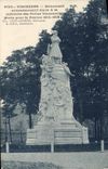VINTAGE POSTCARD Vincennes Monument Hairy vincennois Militaria