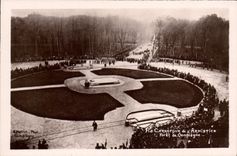 Encrucijada de la POSTAL de la VENDIMIA del taladro del armisticio de Compiegne Militaria