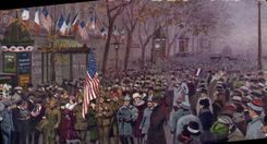 VINTAGE POSTCARD American Legion Nine years ago Militaria