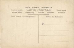 VINTAGE POSTCARD Paris Cemetery of the Father Lachaise Bartholome War memorial