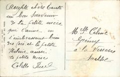 VINTAGE POSTCARD Fantasy Woman flowers known to remember