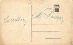 VINTAGE POSTCARD Fantasy History of Militaria Leave