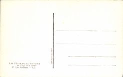 VINTAGE POSTCARD Paris festivals of the Victoire July 14th, 1919 the procession the artillerists Militaria Guns