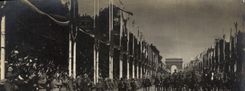 CPA Paris Les fetes de la Victoire 14 juillet 1919 Le defile Militaria Arc de TRiomphe