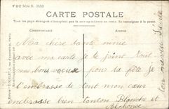 CPA Fantaisie Enfant Chien