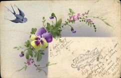 CPA Fantaisie Fleurs 