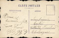 CPA Fantaisie Fleurs (dessin a la main)