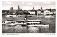 CPM Mainz Blick von der Strassenbrucke Bateau 
