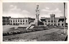 CPM Egypte Cairo Station and Ramses II Statue