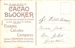 CPA Hotel de ville de Middelbourg Publicite Cacao Blooker