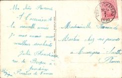 CPA Fantaisie Bonne annee