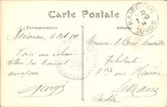 VINTAGE POSTCARD Kairouan Monopolies and Direct taxation