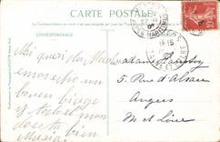 POSTAL Monte Carlo de la VENDIMIA una esquina de los jardines del casino