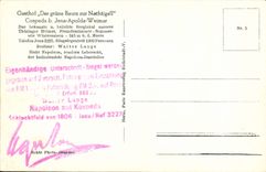 VINTAGE POSTCARD Blick vom Schalachtfeld EIB Iena