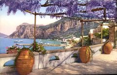 CPA Capri marina col M Tiberio