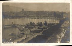 CPA Geneve La nuit
