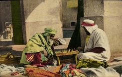 VINTAGE POSTCARD Players of Failures Chess Failures