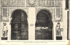 CPA Burgos Musee Provincial de la Porte Sainte Marie Arcades mauresques provenant de l'ancienne Salle du Conseil de la V