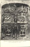CPA Burgos Cathedrale Porte Gothique du Cloitre Superieur