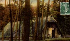 CPA In der Heimat Cabane dans les bois