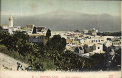 VINTAGE POSTCARD Sidi Bou Said View