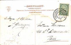 VINTAGE POSTCARD Netherlands Folklore