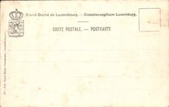 VINTAGE POSTCARD Luxembourg Valley of Petrusse