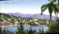 VINTAGE POSTCARD S Margerita Ligure Golfo