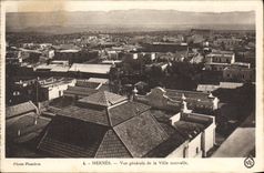 VINTAGE POSTCARD Meknes View of the New City
