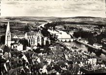 MODERN CARD Auxerre View East coast