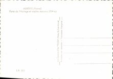 MODERN CARD Auxerre Carries Clock and VVieille Maisons